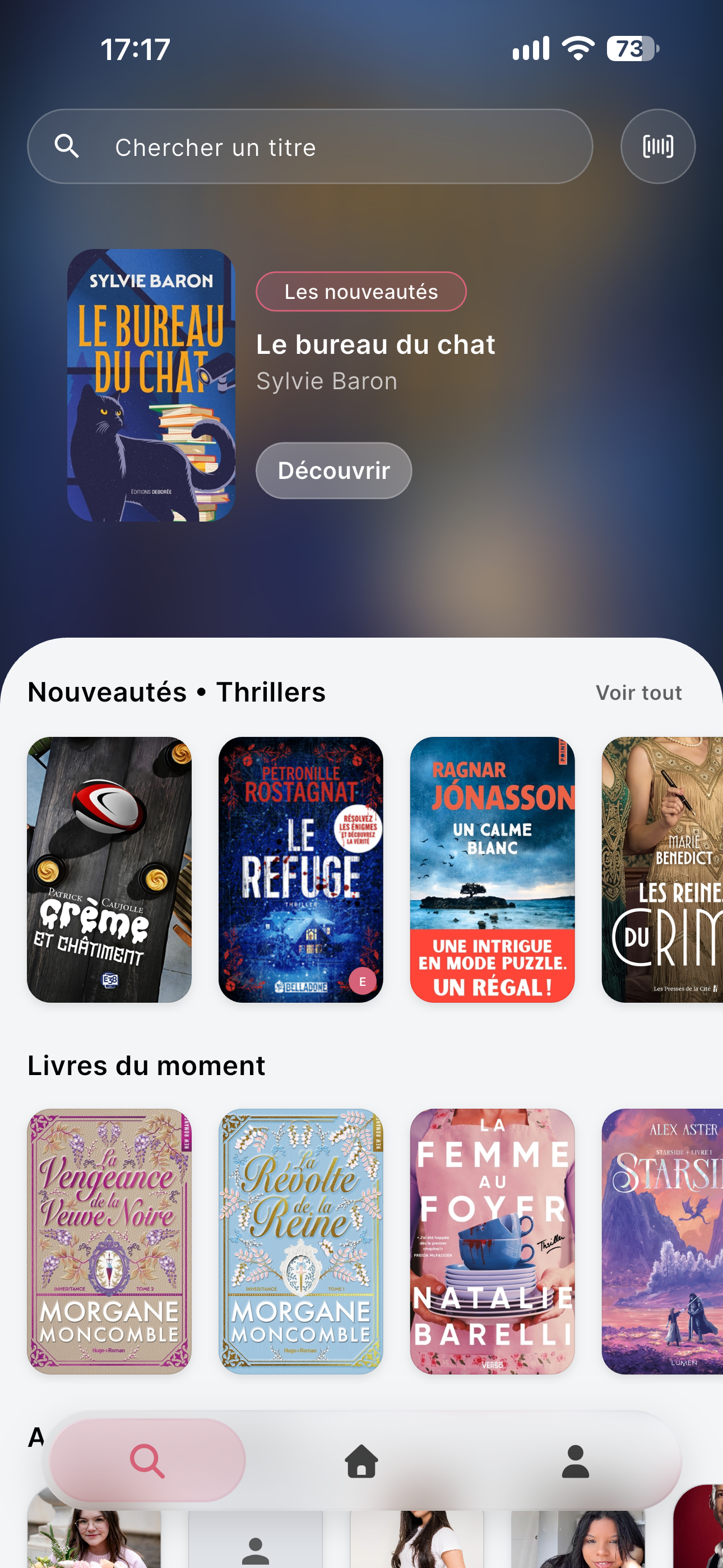 Capture d’écran n°1 de l’application Bindly